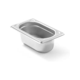 Bac gastronorme - 1/9 GN - 0,6 L - H 6,5 x 10,7 x 17,4 CM - Hendi - 806722