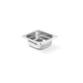 Récipient Gastronorm - 1/6 GN - 1 litre - H 6,3 x 17,4 x 16,1 CM - Hendi - 801734