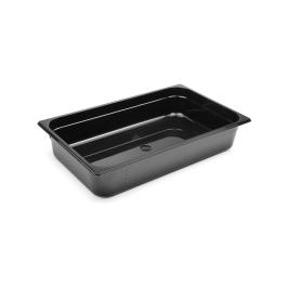 Récipient - 1/1 GN - 14 litres - Noir - H 9,8 x 52,8 x 32,2 CM - Hendi - 862223