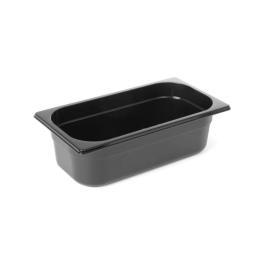 Récipient - 1/3 GN - 4 litres - Noir - H 9,8 x 17,3 x 32,3 CM - Hendi - 862520