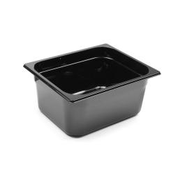 Récipient - 1/2 GN - 9,5 litres - Noir - H 14,9 x 32,4 x 26,4 CM - Hendi - 862414