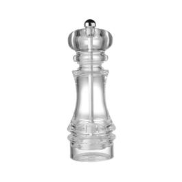 Moulin à sel - Transparent - H 18 x Ø 6,3 CM - Hendi - 469538