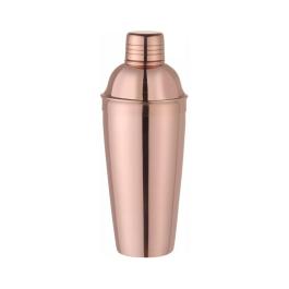Shaker Cobbler - 3 pièces - Cuivre - H 24 x Ø 9 CM - Hendi - 596425
