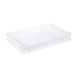 Bol à pizza / Caisse à pâte - Empilable - Blanc - H 7 x L 40 x L 60 CM - G-Line