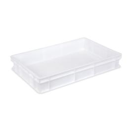Bol à pizza / Caisse à pâte - Empilable - Blanc - H 10 x L 40 x L 60 CM - G-Line