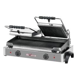 Grill de contact - Double - Nervuré - Diamant - WR-GR82-62