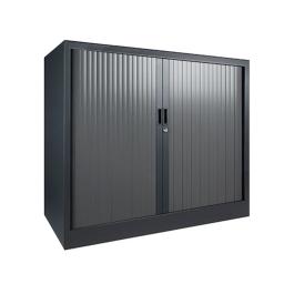 Armoire à portes roulantes - Anthracite - H 105 x 120 x 43 CM - Proflight
