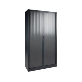Armoire à portes roulantes - Anthracite - H 195 x 120 x 43 CM - Proflight