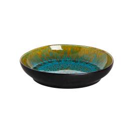 Assiette à pâtes - Ø21 CM - 4 pièces - Turquoise - Palmer - Lotus - 531018