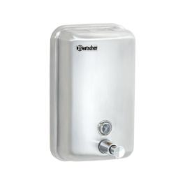 Distributeur de savon - 1 Litre - Mural - Argent - Bartscher - 850007