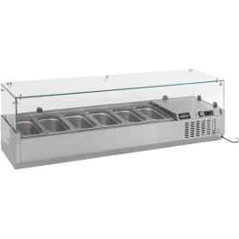 Vitrine Réfrigérée Design - 140 CM - 6 x 1/3 GN - Combisteel - 7450.0017