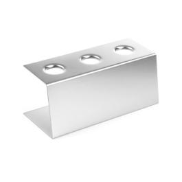 Présentoir à cornets de glace - Acier inoxydable - H 8,5 x 9,5 x 20 cm - Hendi - 755730