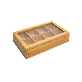 Boîte à thé - H 6.3 x 31.8 x 19.8 CM - 0.847 KG - Bambou - Westmark - 081100