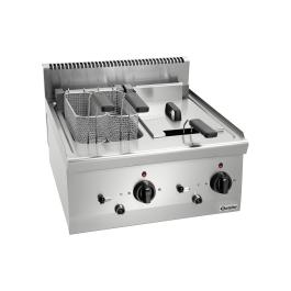 Friteuse - 2 x 8 Litres - Robinet de vidange - 400V - Bartscher - 131425