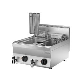 Friteuse - 2 x 10 Litres - Robinet de vidange - 400V - Bartscher - 115205
