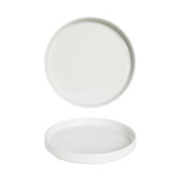 Assiette Oslo - Blanc - Porcelaine - Ø 24 CM - Saturnia