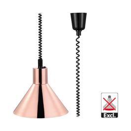 Hotte chauffante - H 21,5 CM - 1,13 KG - Ø26,7 CM - 220 - 240 V - Métal - Cuivre - Caterchef - 688044