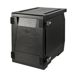 Thermobox - 1/1 GN - 93 Litre - H 62,5 x 64,5 x 44,5 CM - Polypropylène - Noir - Thermo Future Box - 235052