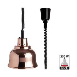 Hotte chauffante - H 22 CM - 1,4 KG - Ø22,5 CM - 220 - 240 V - Cuivre - Caterchef - 508022