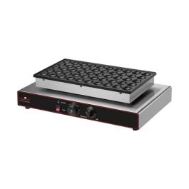 Appareil de cuisson Poffertjes - H 17 x 55 x 37,5 CM - 10,7 KG - 220 - 240 V - 1800 W - +0°C / +300°C - Caterchef - 680250