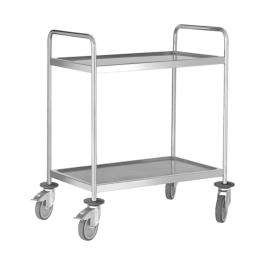Chariot de service - H 101,5 x 88 x 58 CM - 14,9 KG - Inox - Pujadas - 898035