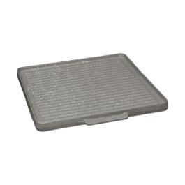 Plaque à griller - 40 x 40 CM - 7,7 KG - Fonte - 927013