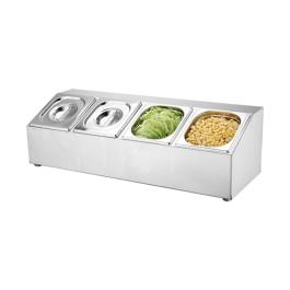 Garniture - H 23 x 70 x 26 CM - 4,2 KG - acier inoxydable - 861182