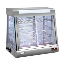 Vitrine chauffante - H 64.5 x 66 x 43.7 CM - 37 KG - 220 - 240 V - 1840 W - Inox - +30°C / +110°C - Caterchef - 680072