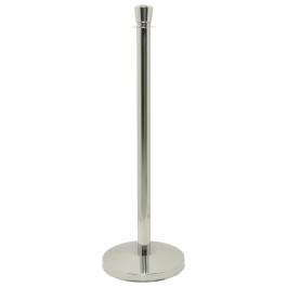 Poteau de barrière - 2 pièces - Argent - Inox - H 100 CM - Securit