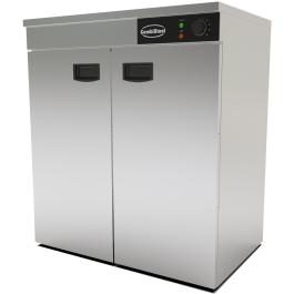 Plaques d'armoire - 2 portes - inox - 230V - H 85 x L 75 x P 48.5 CM - Combisteel