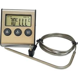 Thermomètre à cœur - Minuteur - H 7 x L 6,5 x P 1,7 CM - Combisteel