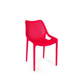 Chaise terrasse Bea - Empilable - Rouge - Plastique - G-Line