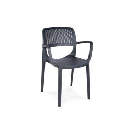 Fauteuil de jardin Milan - Accoudoirs - Anthracite - G-Line