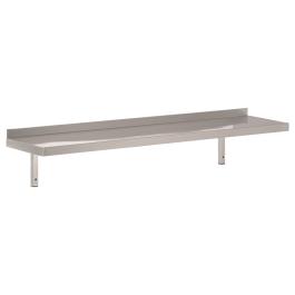 Etagère murale - acier inoxydable - Argent - H 32 x L 160 x P 40 CM - Combisteel