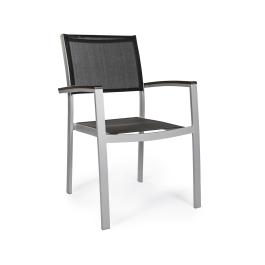 Chaise de terrasse Moon Super - Accoudoir - Gris - G-Line