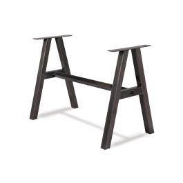 Pied de table / Pied de table - Double - Noir - Acier - G-Line