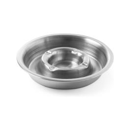 Cendrier avec pare-feu - acier inoxydable - H 3 X 16 CM - Hendi - 440100