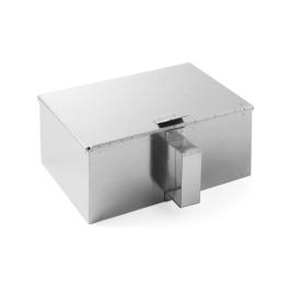 Collecteur de cendres - acier inoxydable - H 9,1 X 17 X 20,2 CM - Hendi - 440506