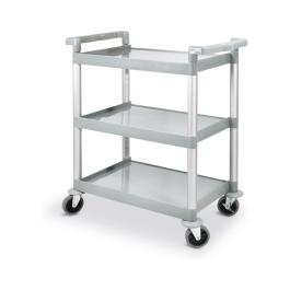 Chariot de service en plastique - Polypropylène - H 95 X 41 X 80 CM - Hendi - 810200