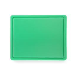 Planche à découper - Verte - 1/2 GN - PEHD - H 1,2 x 32 x 26 cm - Hendi - 826133