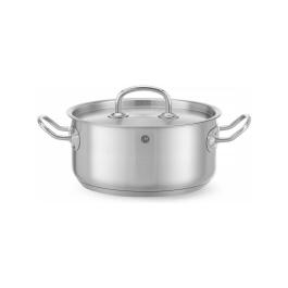 Casserole peu profonde avec couvercle - Ø 20 cm - 3 litres - Hendi - Gamme Cuisine - 836019