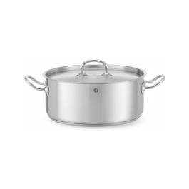 Casserole - Basse - Couvercle - Ø28 cm - 7,5 litres - Hendi - Gamme Cuisine - 836033