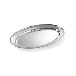 Plat ovale - acier inoxydable - 29 X 45 CM - Hendi - 404508
