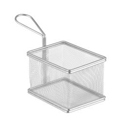 Paniers à friture miniatures - acier inoxydable - H 8,5 X 10 X 12,5 CM - Hendi - 426432