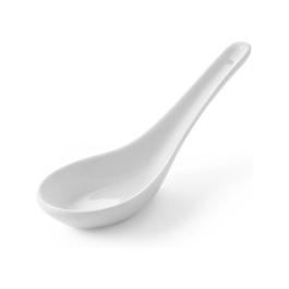 Plat à tapas - 2 pièces - Cuchara - 13.3 X 4.3 CM - 6 pièces - Blanc - Porcelaine - Hendi - 785324