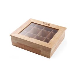 Boite à thé - H 9 X 28 X 30 CM - Hendi - 456514
