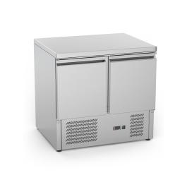 Etabli réfrigéré - 2 portes - 240 litres - inox - 230V - H 88 x L 90 x P 70 CM - G-Line
