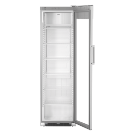 Réfrigérateur porte vitrée - Gris - 422 Litre - 1 porte - Liebherr - FKDv 4513-21