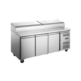 Établi réfrigéré - 3 portes - 580 litres - acier inoxydable - 230V - G-Line