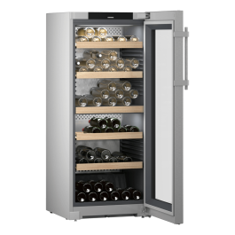 Refroidisseur à vin - Porte en verre - 272 L - Acier - 230V - Vinidor - Liebherr